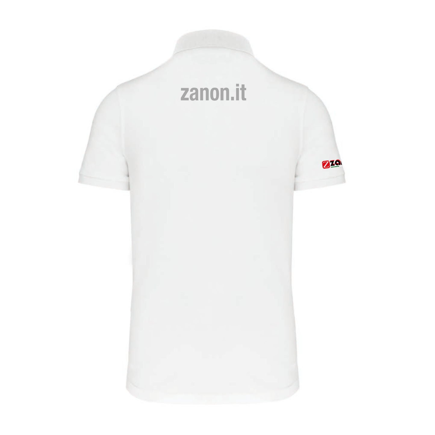 Polo bianca maniche corte